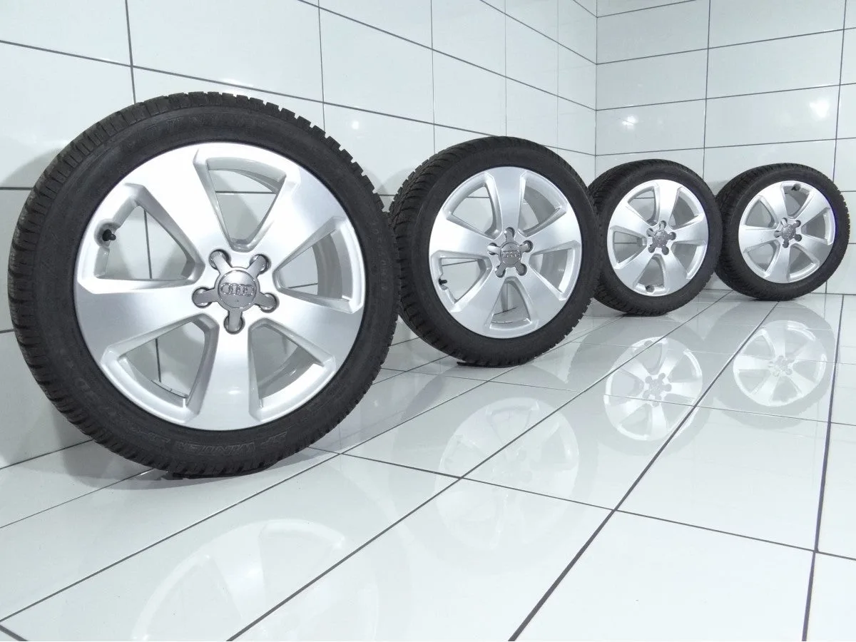 KOŁA UŻYWANE Audi OE 8V0601025C A3 8V0 5x112 ET48 205/50R17 93H [2013] 7,5MM Srebrny, zdjęcie 1