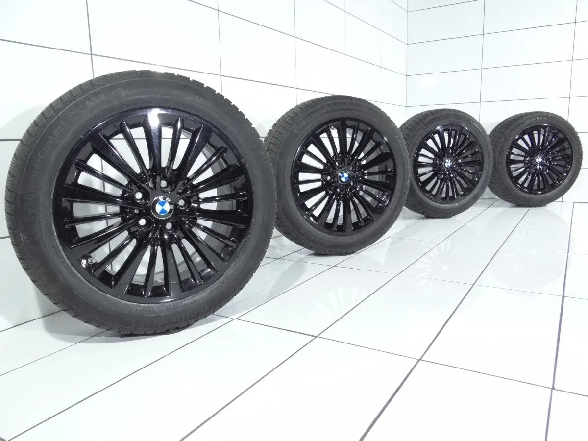 KOŁA UŻYWANE BMW OE STYLING 481 6855090 2 F45 F46 5x112 ET54 205/55R17 95H [2018] 7MM Czarny, zdjęcie 1