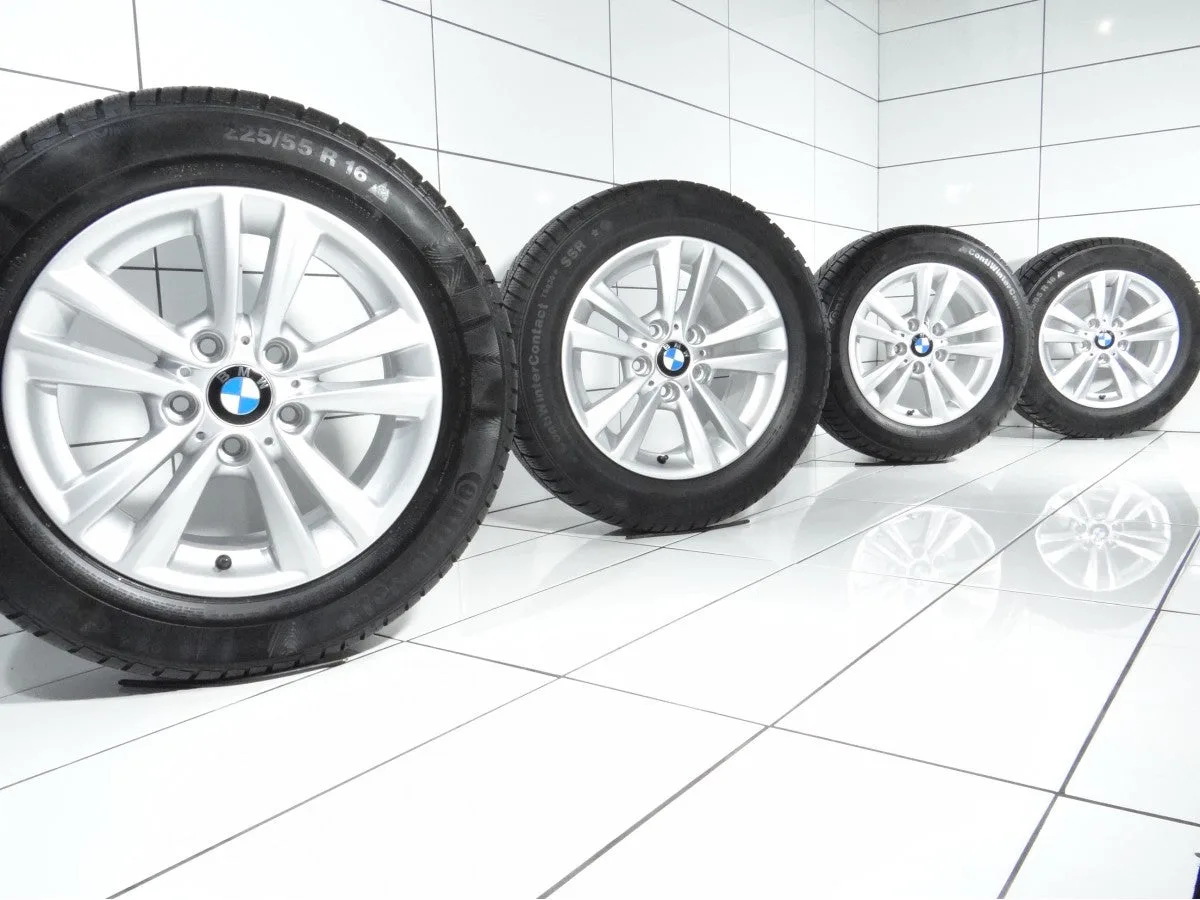 KOŁA UŻYWANE BMW OE STYLING 656 6866304 3 F30 F31 5x120 ET37 225/55R16 95H [2017] 7MM Srebrny, zdjęcie 1