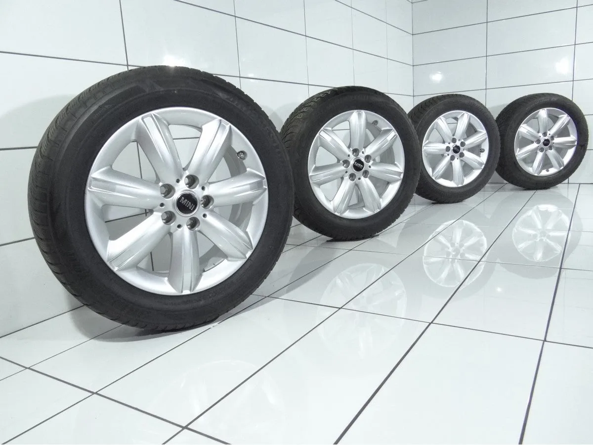 KOŁA UŻYWANE Mini OE STYLING 539 6856041 F60 5x112 ET39 205/60R17 93H [2015] 6MM Srebrny, zdjęcie 1