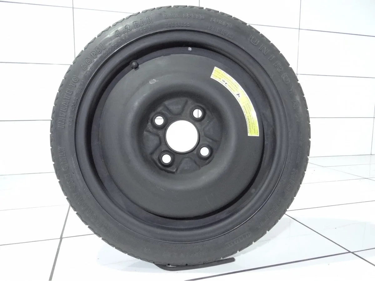 KOŁO DOJAZDOWE Volkswagen OE 191601025E VW POLO GOLF 4x100 ET45 105/70R14 83F [2005] Czarny Mat, zdjęcie 1