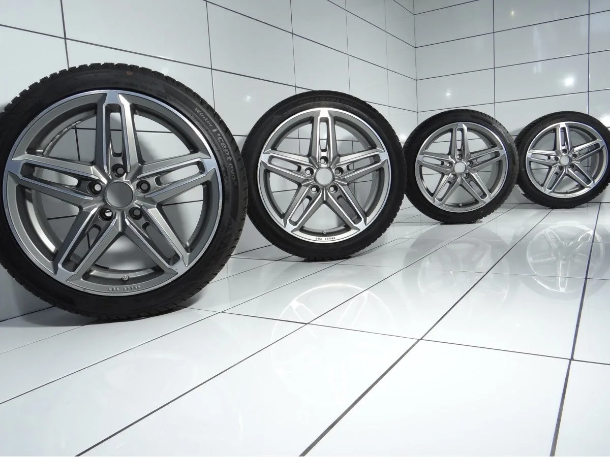 KOŁA UŻYWANE CMS OE 47705 5x112 ET35 205/45R17 88V [2015] 7MM Szary Mat, zdjęcie 1