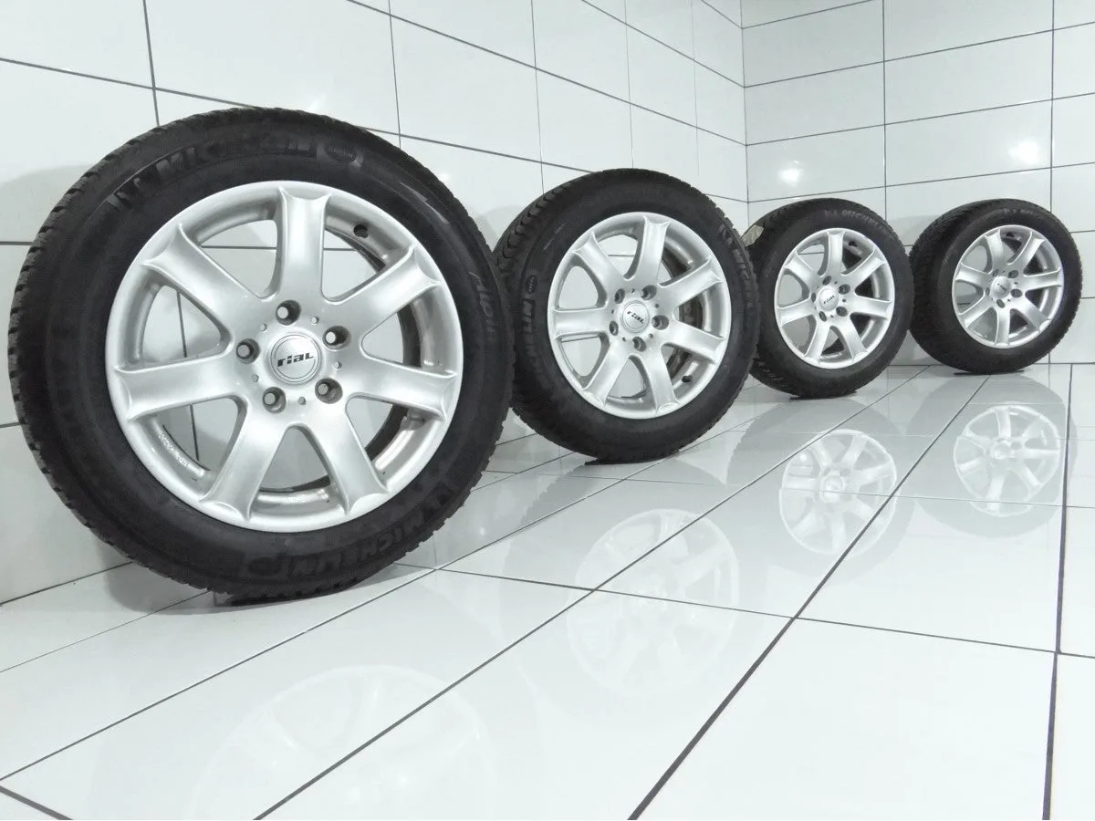 KOŁA UŻYWANE Rial OE 46263 MICHELIN Alpin A4 5x120 ET30 205/55R16 91H [2011] 7MM, zdjęcie 1