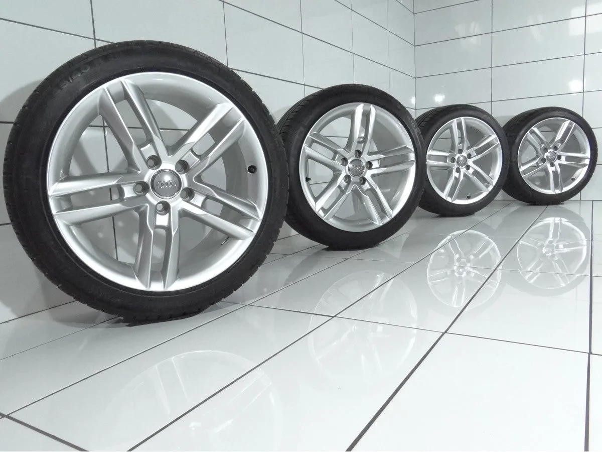KOŁA UŻYWANE Audi OE 8J0601025CF TT 5x112 ET52 245/40R18 97V [2014] Srebrny, zdjęcie 1