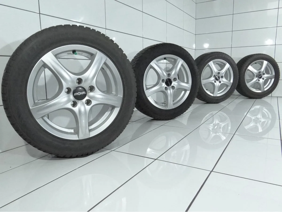 KOŁA UŻYWANE Ronal OE 45819 5x112 ET50 205/55R16 91H [2016] 5,5MM Srebrny, zdjęcie 1