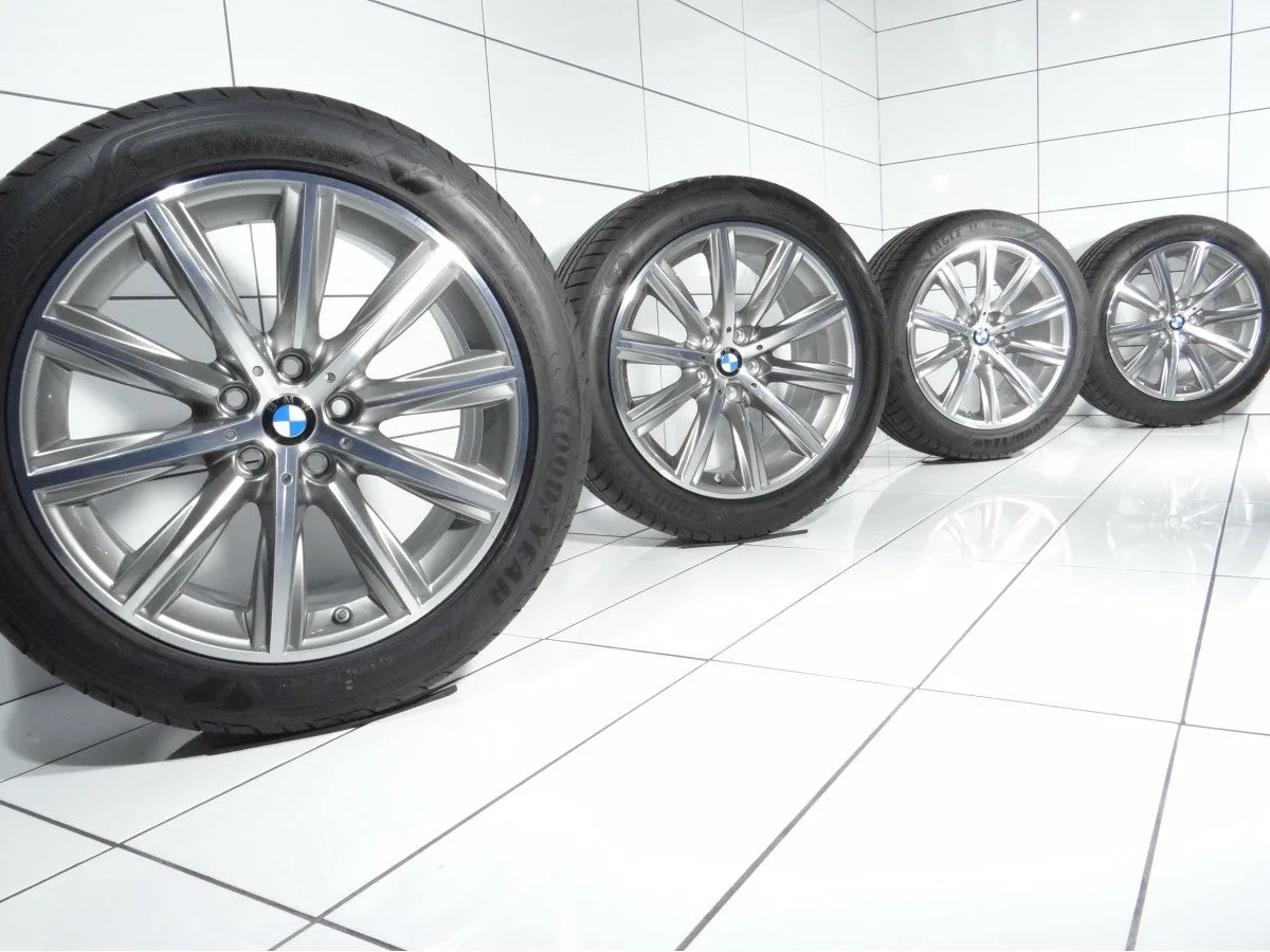 KOŁA UŻYWANE BMW OE STYLING 684 6874441 5 G30 G31 5x112 ET30 245/45R18 100Y [2017] 7MM Szary, zdjęcie 1