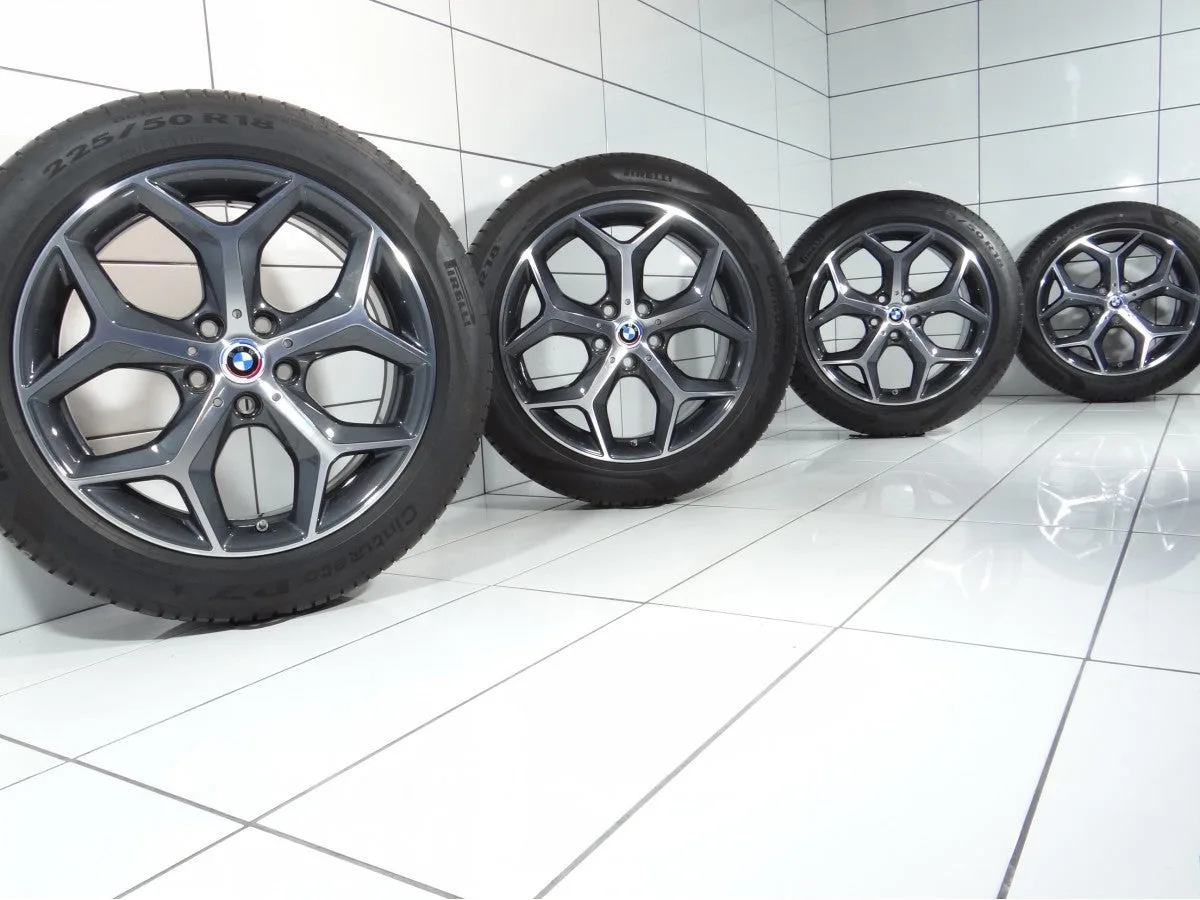 KOŁA UŻYWANE BMW OE STYLING 569 6856070 X1 F48, X2 F39 5x112 ET51 225/50R18 99W [2020] 6MM Grafitowy, zdjęcie 1