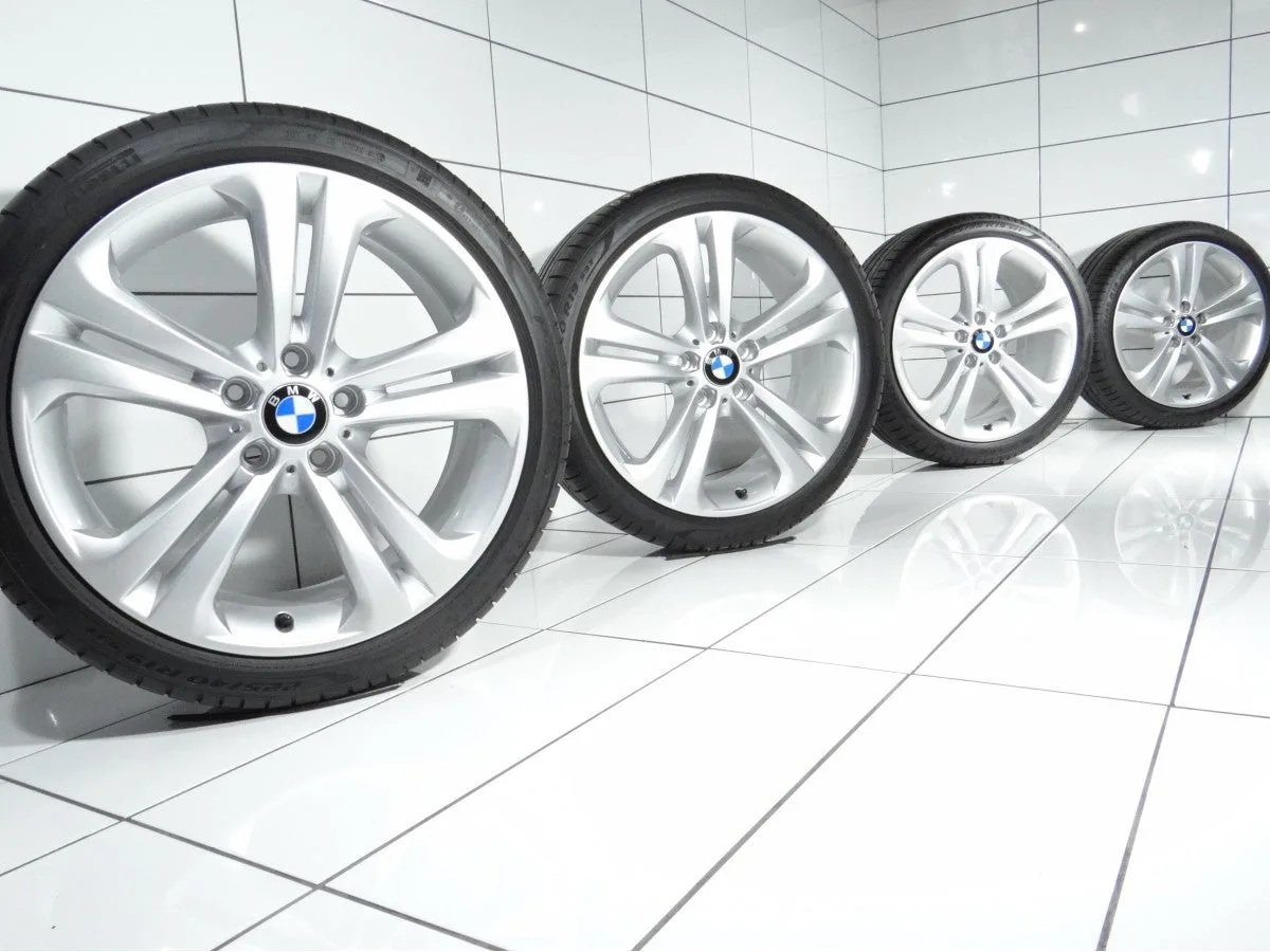 KOŁA UŻYWANE BMW OE STYLING 401 6796256/6796257 3 F30 F31, 4 F32 F33 F36 5x120 ET36/47 225/40-255/35R19 93Y [2019] 6,5MM Srebrny, zdjęcie 1