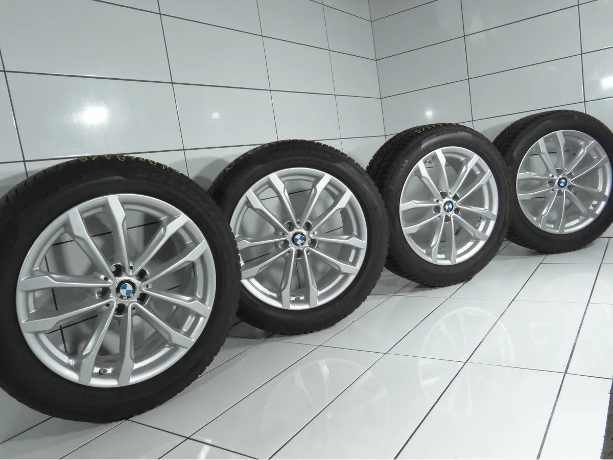 KOŁA UŻYWANE BMW OE STYLING 691 6877325 X3 G01 G08, X4 G02 5x112 ET32 245/50R19 105V [2022] 7,5MM Srebrny, zdjęcie 1