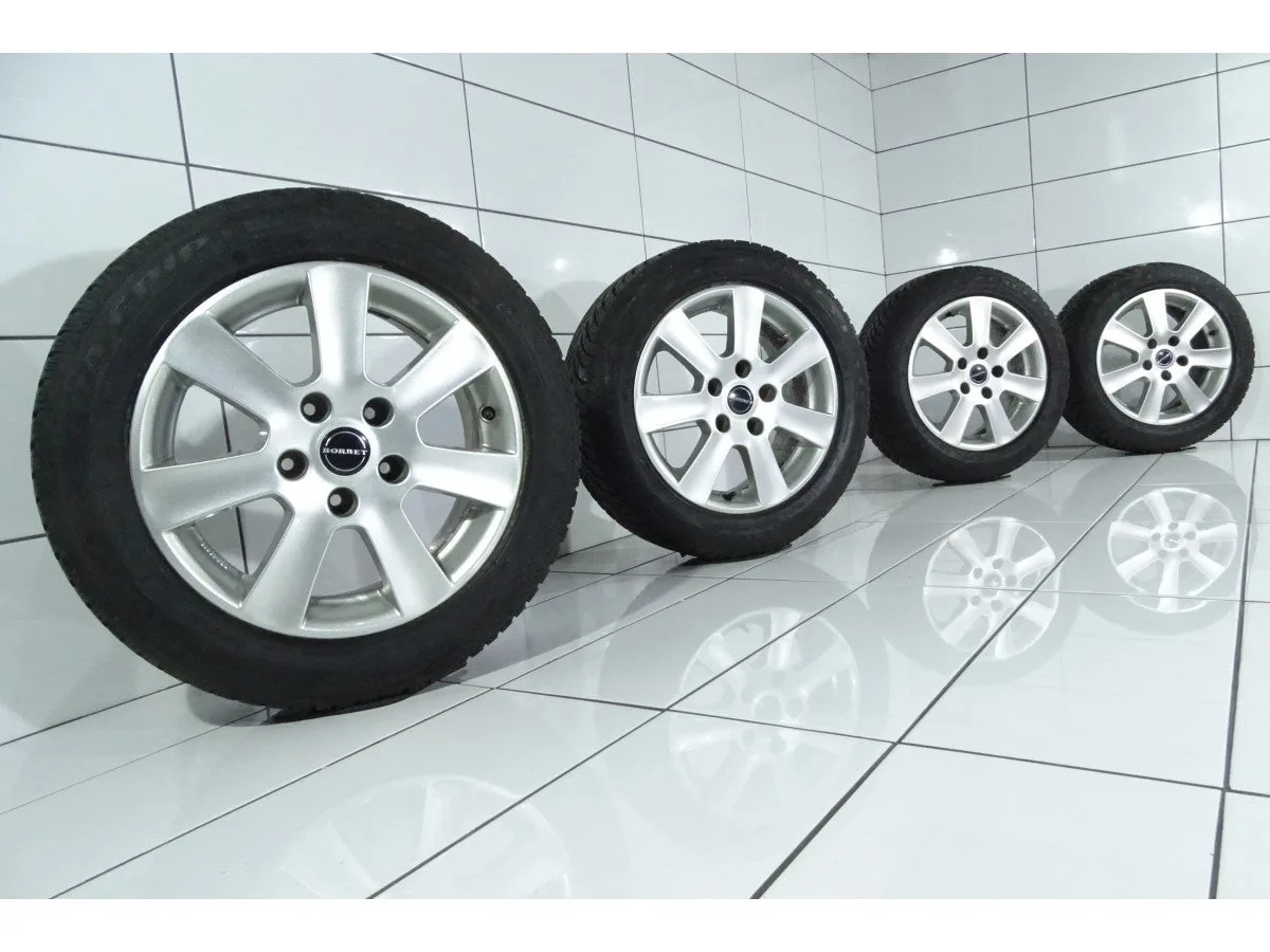 KOŁA UŻYWANE Borbet OE 45810 Goodyear Eagle UltraGrip GW 3 5x120 ET35 205/55R16 91H [2010] 5,5MM, zdjęcie 1