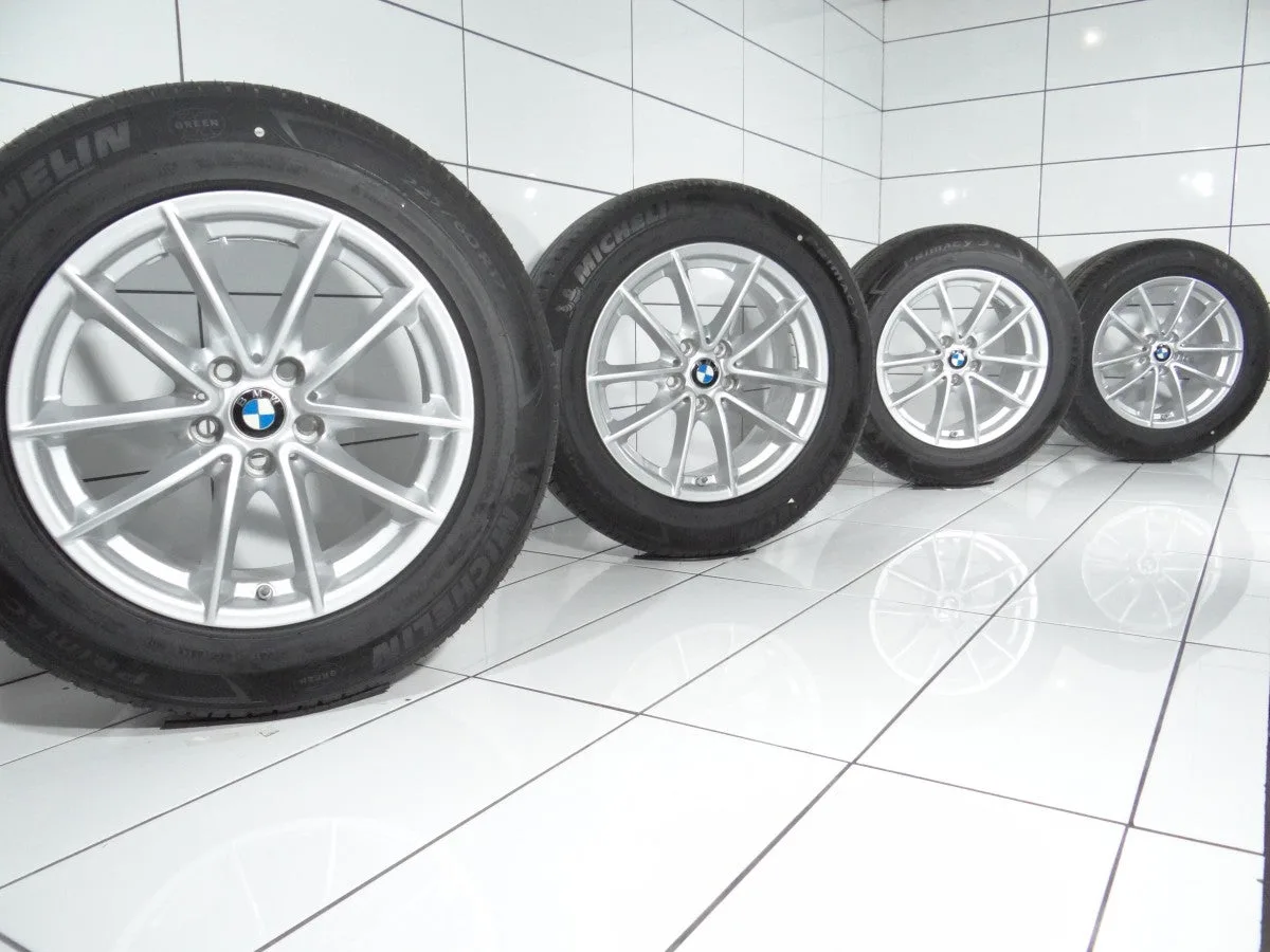 KOŁA UŻYWANE BMW OE STYLING 618 6868217 6 G32, 7 G11 G12 5x112 ET27 225/60R17 99Y [2017] 6,5MM Srebrny, zdjęcie 1