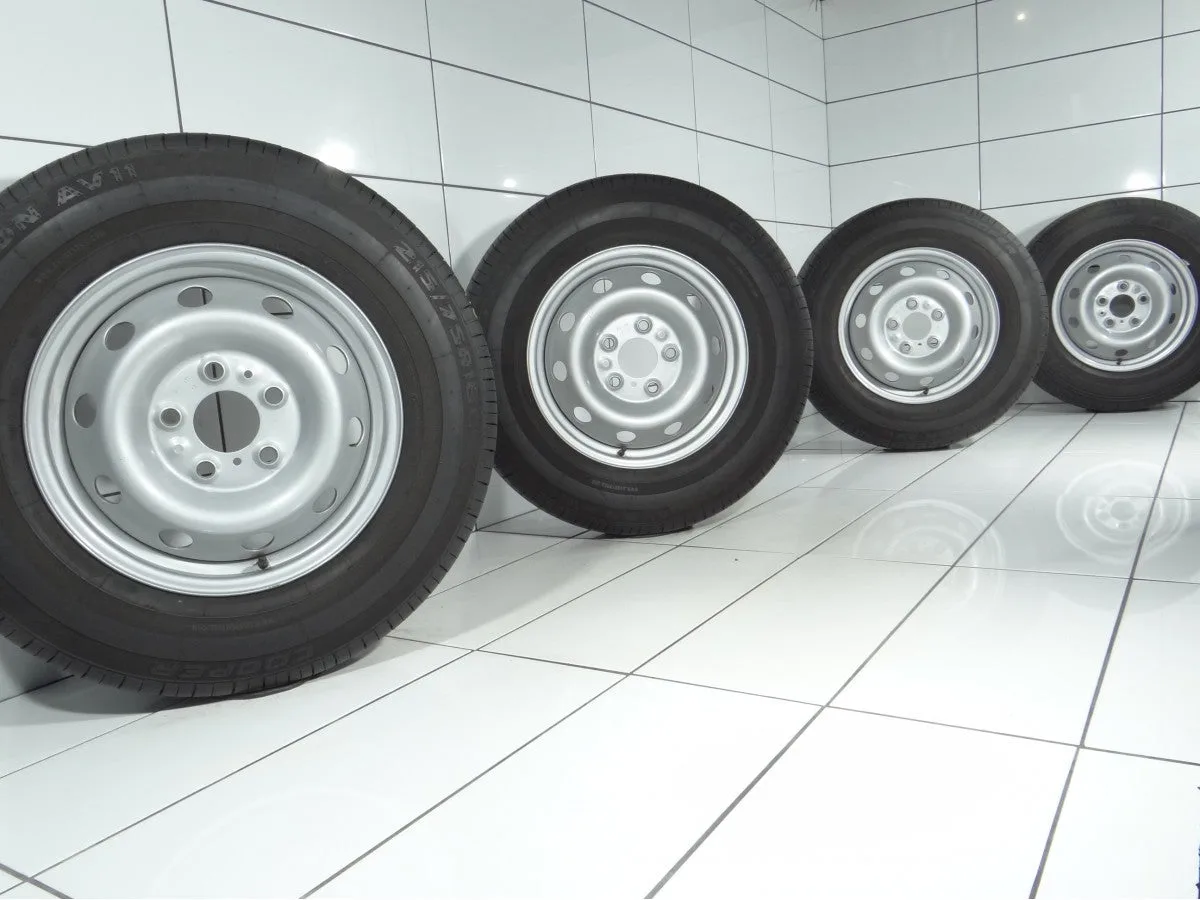KOŁA FIAT DUCATO, 5x130, ET 68, 215/75R16C 116/114 R Srebrny, zdjęcie 1