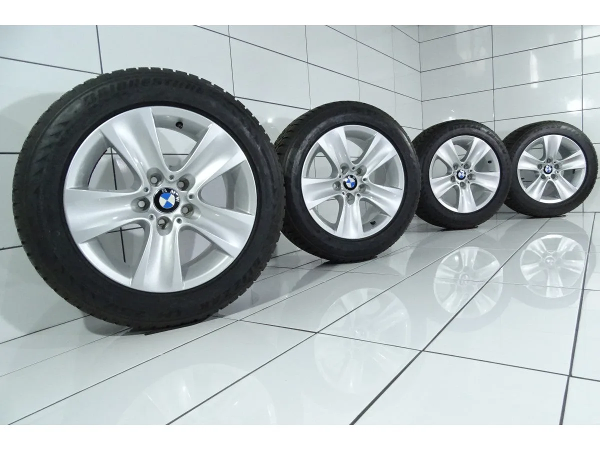 KOŁA UŻYWANE BMW OE STYLING 327 6790172 BRIDGESTONE Blizzak LM 25V, 5 F10, F11, 6 F06, F12, F13 5x120 ET30 225/55R17 101V [2010] 7MM, zdjęcie 1