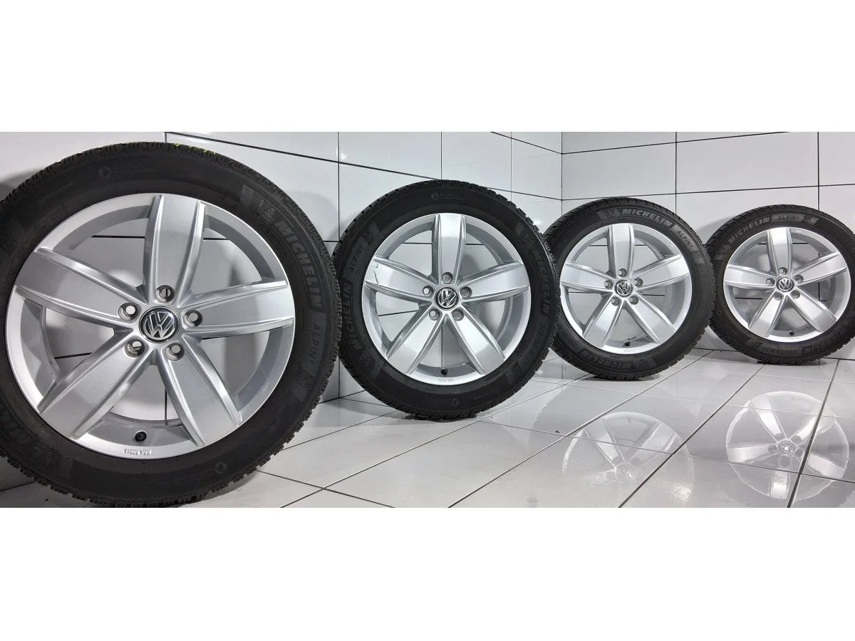 KOŁA UŻYWANE Michelin 3G0071497B Volkswagen Passat B8 5x112 ET41 215/55R17 98V [2020] 7MM Srebrny, zdjęcie 1