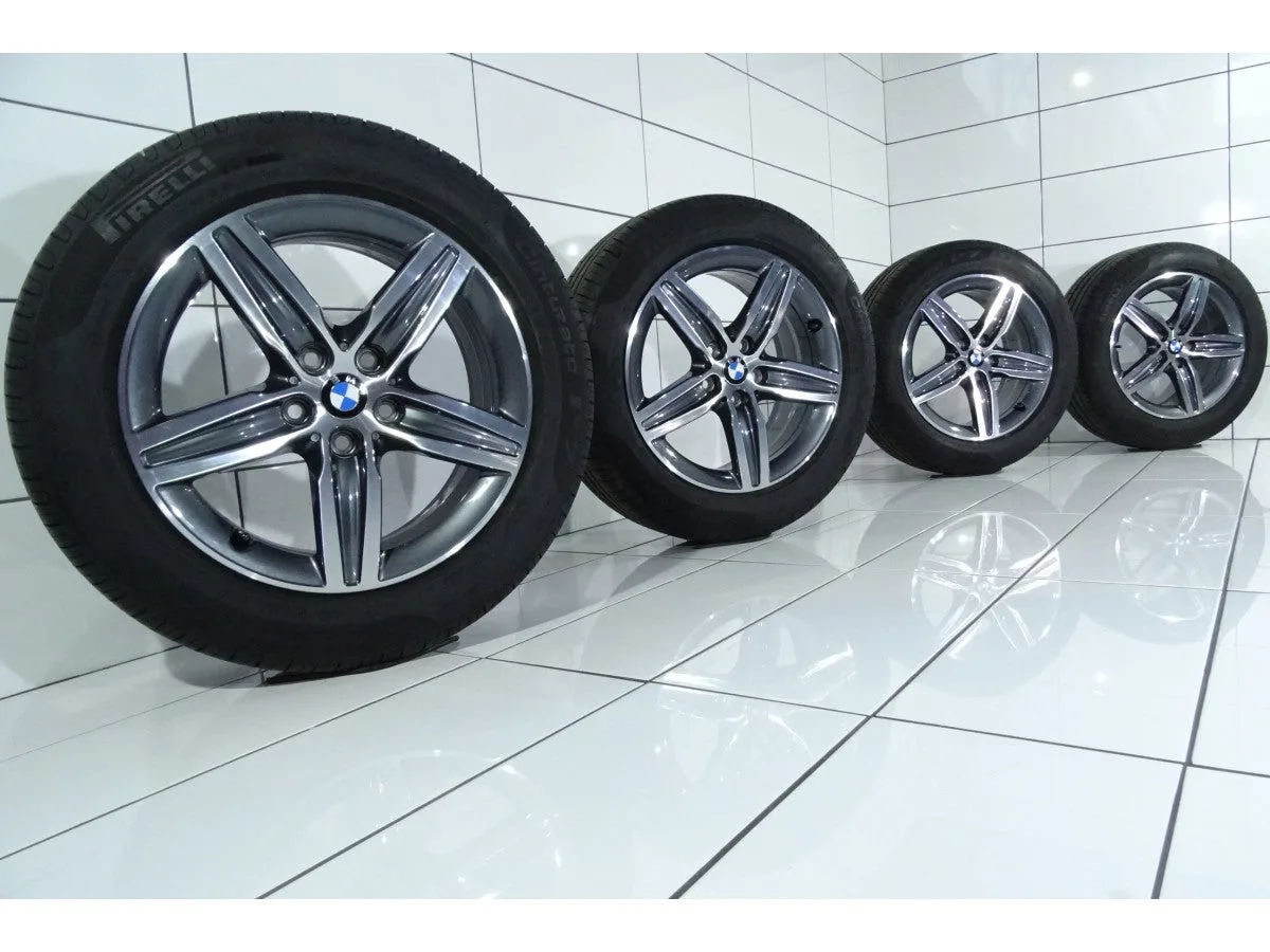 KOŁA UŻYWANE BMW OE STYLING 379 6855091 X1 F48, X2 F39 5x112 ET54 225/55R17 97W [2017] 100MM Srebrny, zdjęcie 1