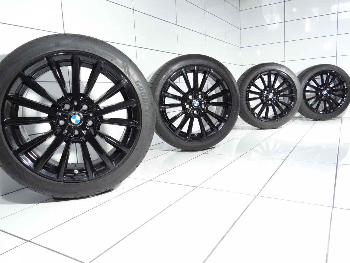 KOŁA UŻYWANE BMW OE STYLING 512 6851786 2 F45 F46 5x112 ET57 225/45R18 95Y [2019] 7MM Czarny, zdjęcie 1
