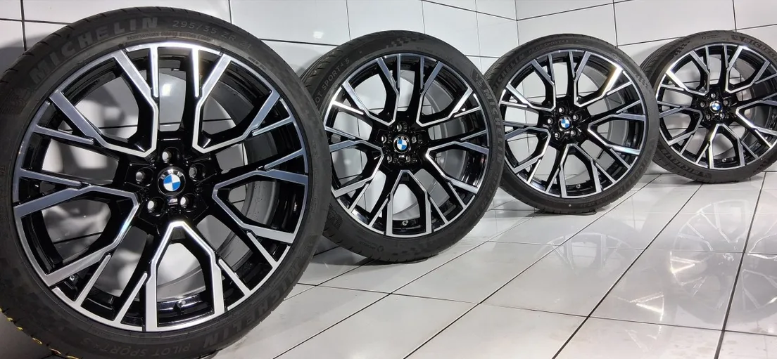 KOŁA UŻYWANE BMW OE STYLING 809M 8090796/8090717 X5 M F95, X6 M F96, ET 43 5X112 ET31/43 295/35R21 + 315/30R22 107Y [2023] 6MM, zdjęcie 1